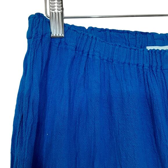 Oh My Gauze Surf Pant Elastic Waist Wide Leg Palazzo Pants 100% Cotton Lagenlook - Picture 4 of 11